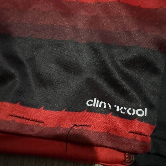 2016/17 Adidas Authentic Portland Timbers MLS Jersey Black Red Away Adult Medium - Picture 2 of 6